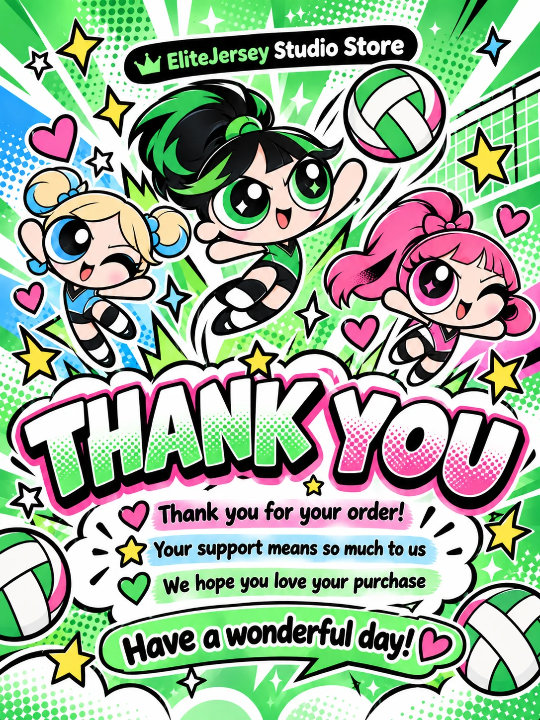 2026 The Powerpuff Girls Neues Beachvolleyball-Trikot für Herren und Damen, ärmelloses Sport-Top, Unisex, brasilianischer Stil, für Fans und Liebhaber – Detail 10
