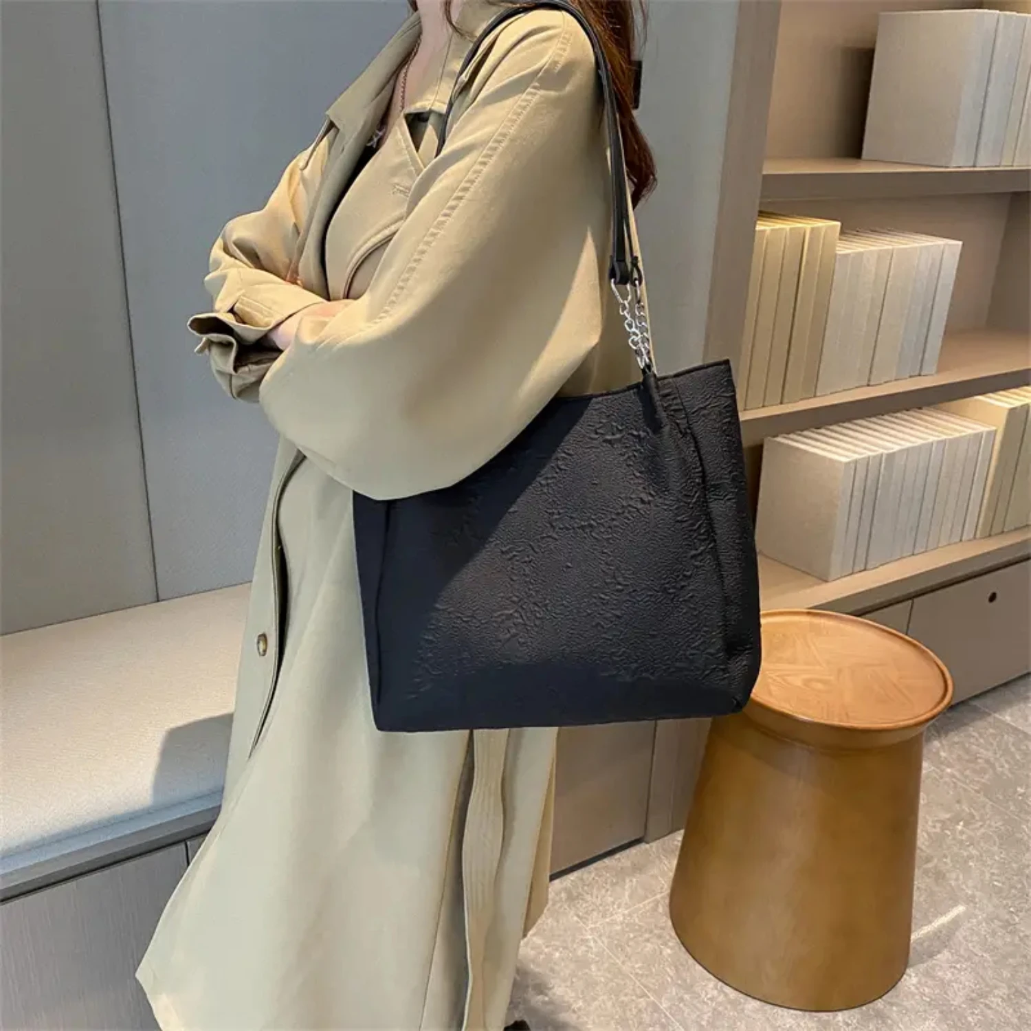 

Женская новая модная сумка через плечо, простая пригородная женская сумка, большая сумка, сумка