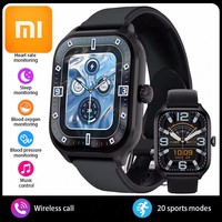 XIAOMI Fashion Smart Watch Heart Rate Monitor Sports Fitness Watch Waterproof Voice Calling Smart Watch For Huawei Xiaomi