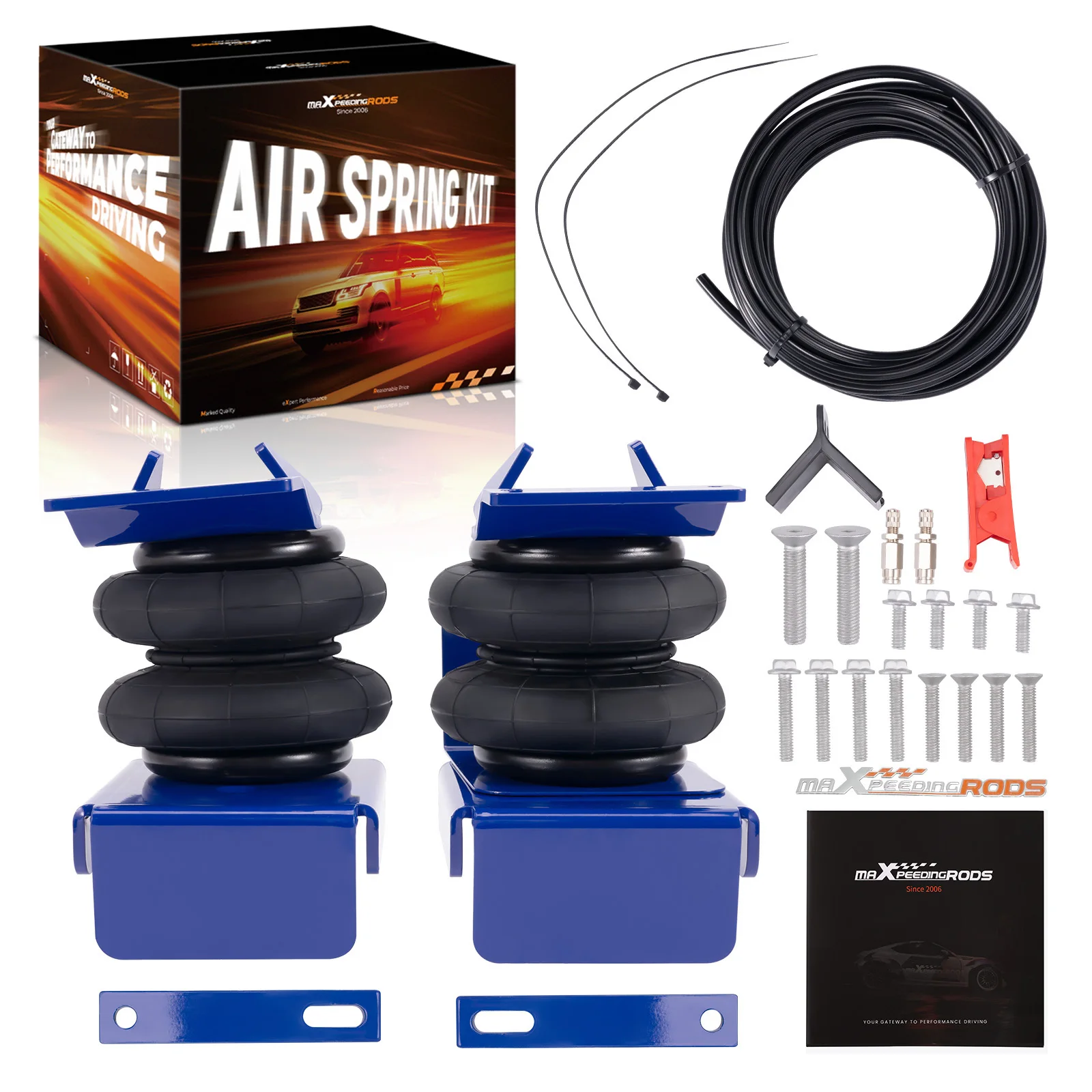 Rear Air Suspension Spring Kit 5000 lbs for GMC Sierra 1500 2WD Denali 4WD 2019-2026 for Chevrolet Sorod 1500