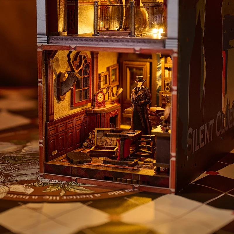 Zuuton DIY Book Nook Kit The M - Diy Miniature Dollhouse Kit Book Nook 评论和价格