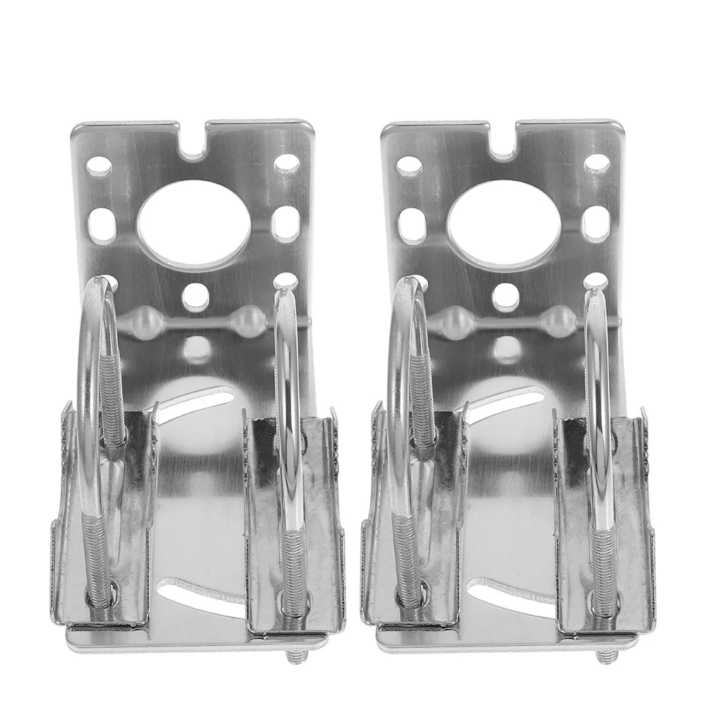 

2pcs Antenna Mount Bracket Aluminum Alloy Outdoor Satellite Antennas Mount Pole Mounting Rack For Universal Installation