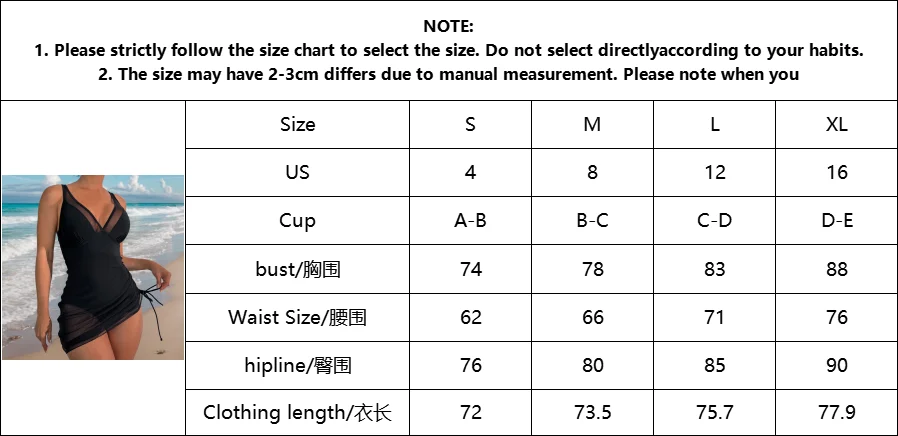 Contrast Mesh Swimsuit Monokini Swimdress Bathing Suit Patchwork Sleeveless Bathing Suit Summer Swimwear Bikini image 6