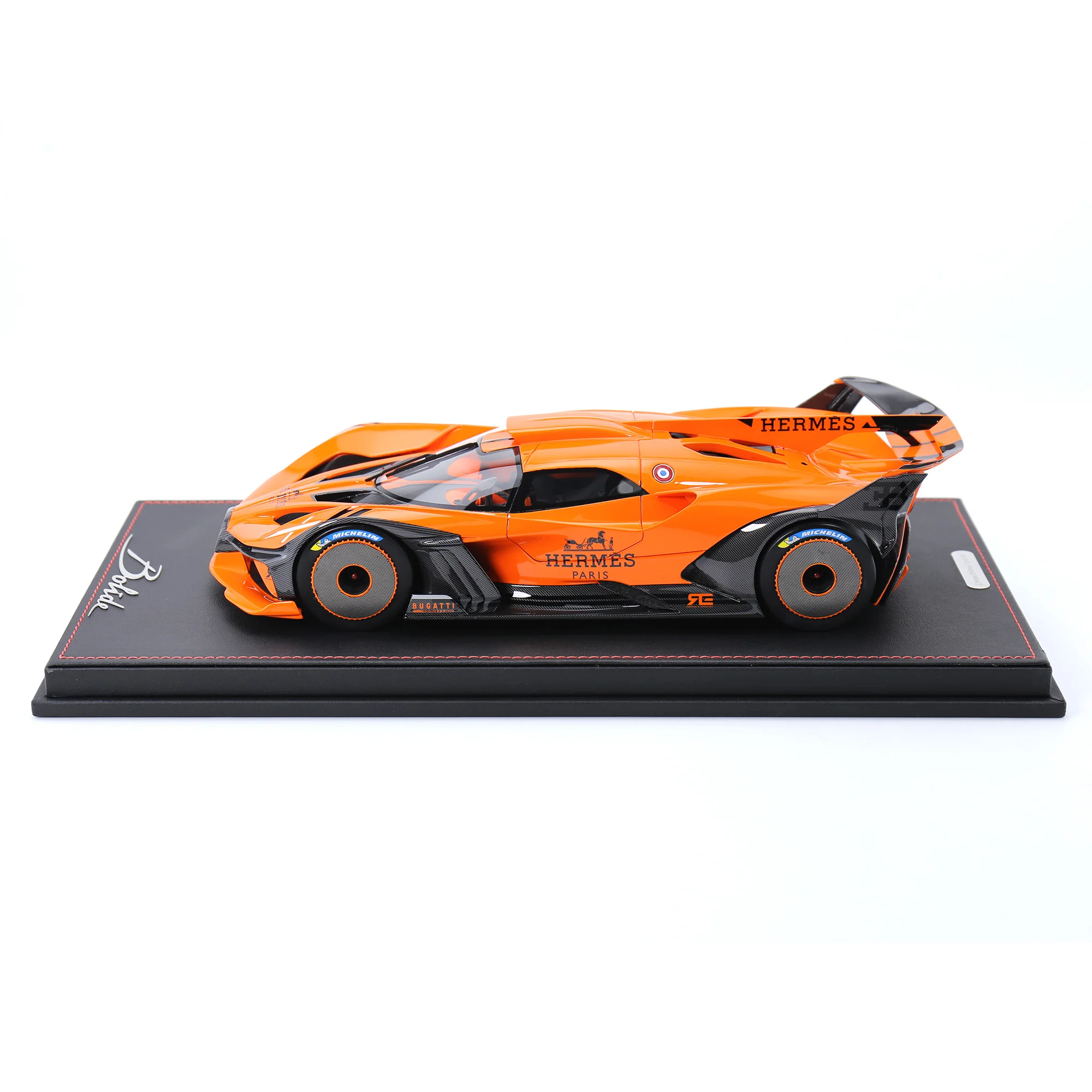 MCM 1/18 Bugatti Bolide resin collectible carbon varnished