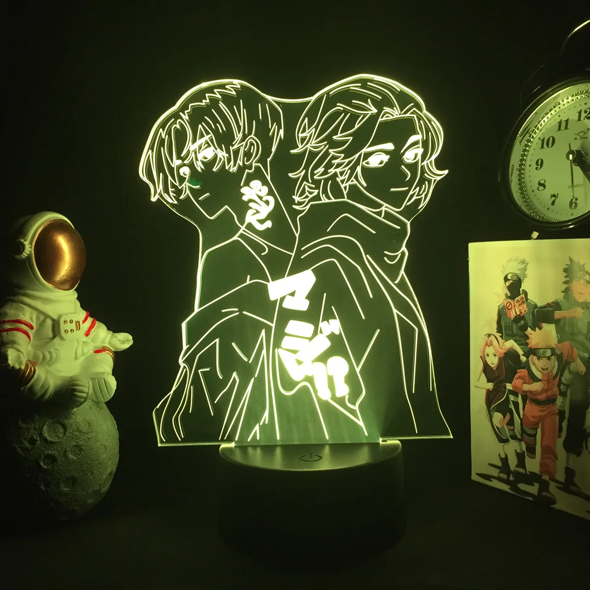 Anime Glowing Acrylic Stand Tokyo Revengers Figure for Kids Bedroom Decoration Birthday Gift Room Decor Desk Manga 3d Lamp