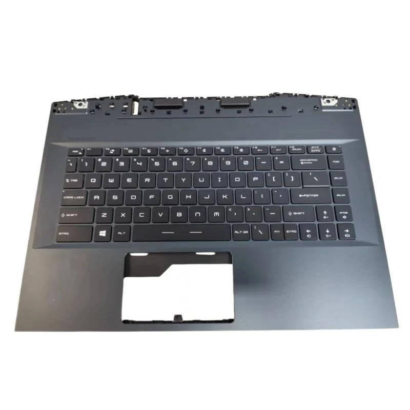 For MSI GP66 GE66 MS-1541 MS-1542 MS-1543 Palmrest Top Cover (C Shell) & RGB Backlit Keyboard Replacement