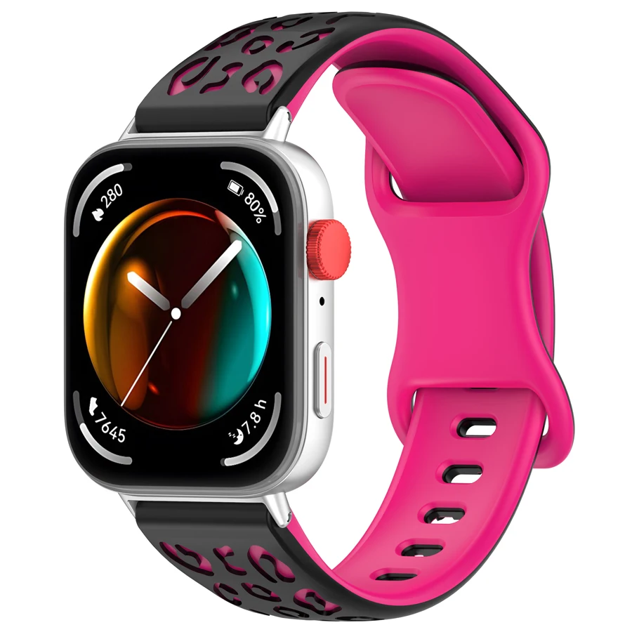 Universele 22mm 20mm 18mm Horlogebanden 3D Siliconen Band 2-Kleur Rubber Polsband voor Huawei samsung Xiaomi Amazfit Smartwatch