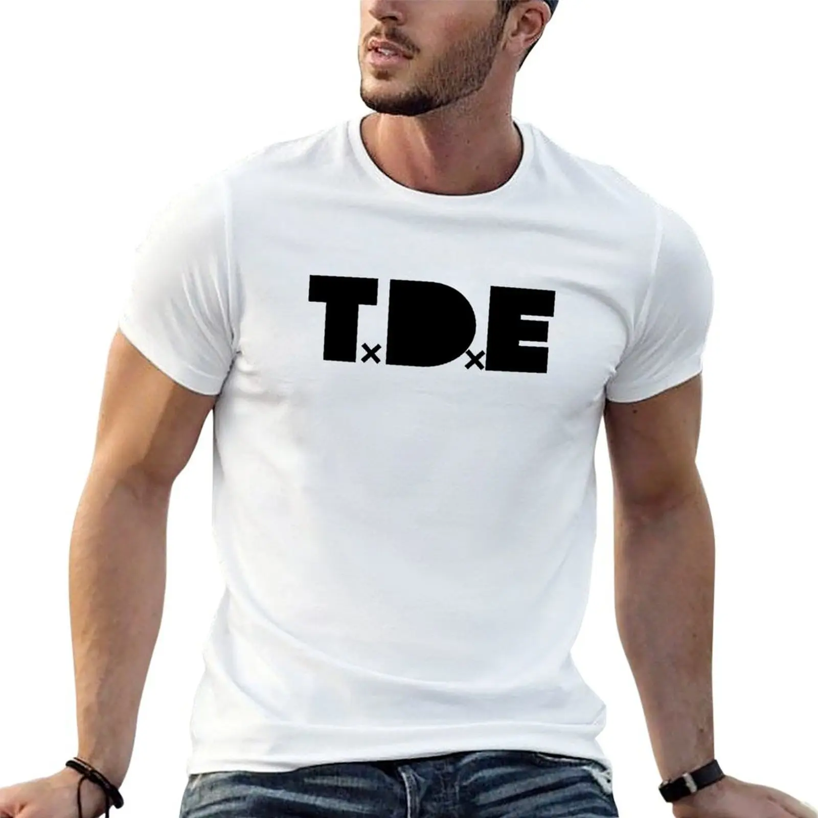 

TDE Logo T-Shirt man t shirts for men casual t shirt man cotton T-Shirt