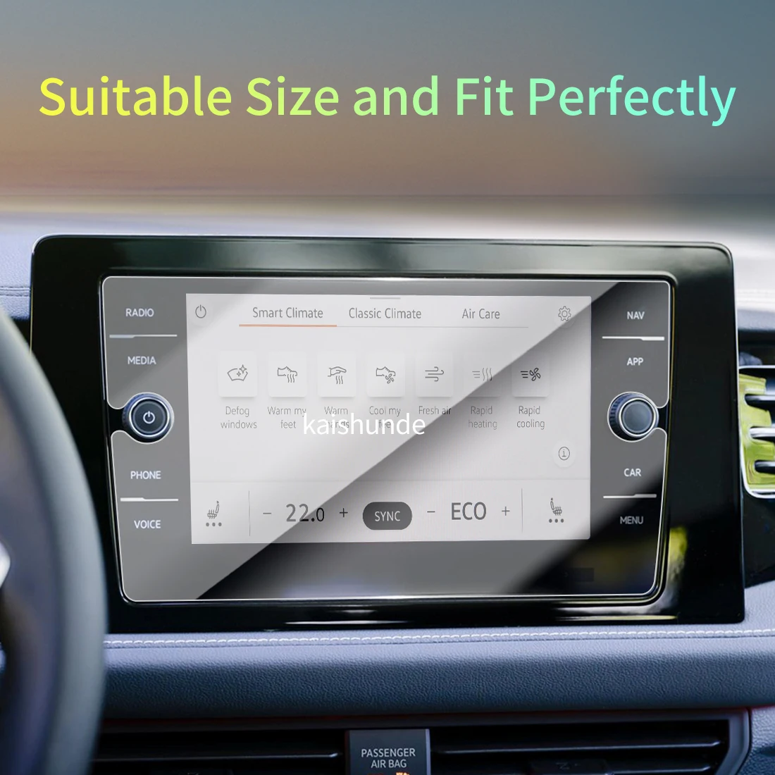 

Car Stickers Meters Protector For 25 VW Jetta Tempered Glass Protective Film Display Navigation Vehicle