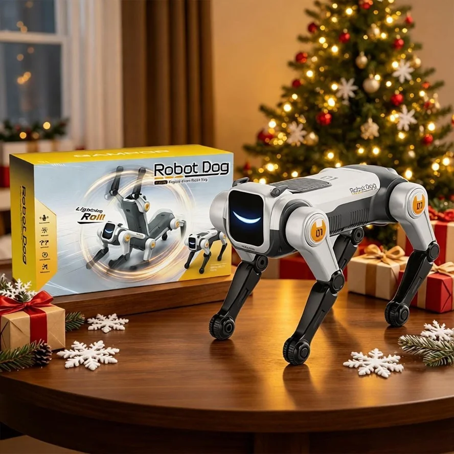 Perro robot interactivo inteligente