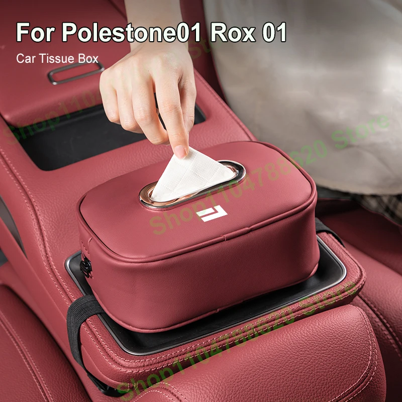 

Mounted Tissue Box Rear Seat Hanging Drawer Hanging Tissue Box for Jishi Polestone 01 Rox 01 2024 2025 Accessories Decoration