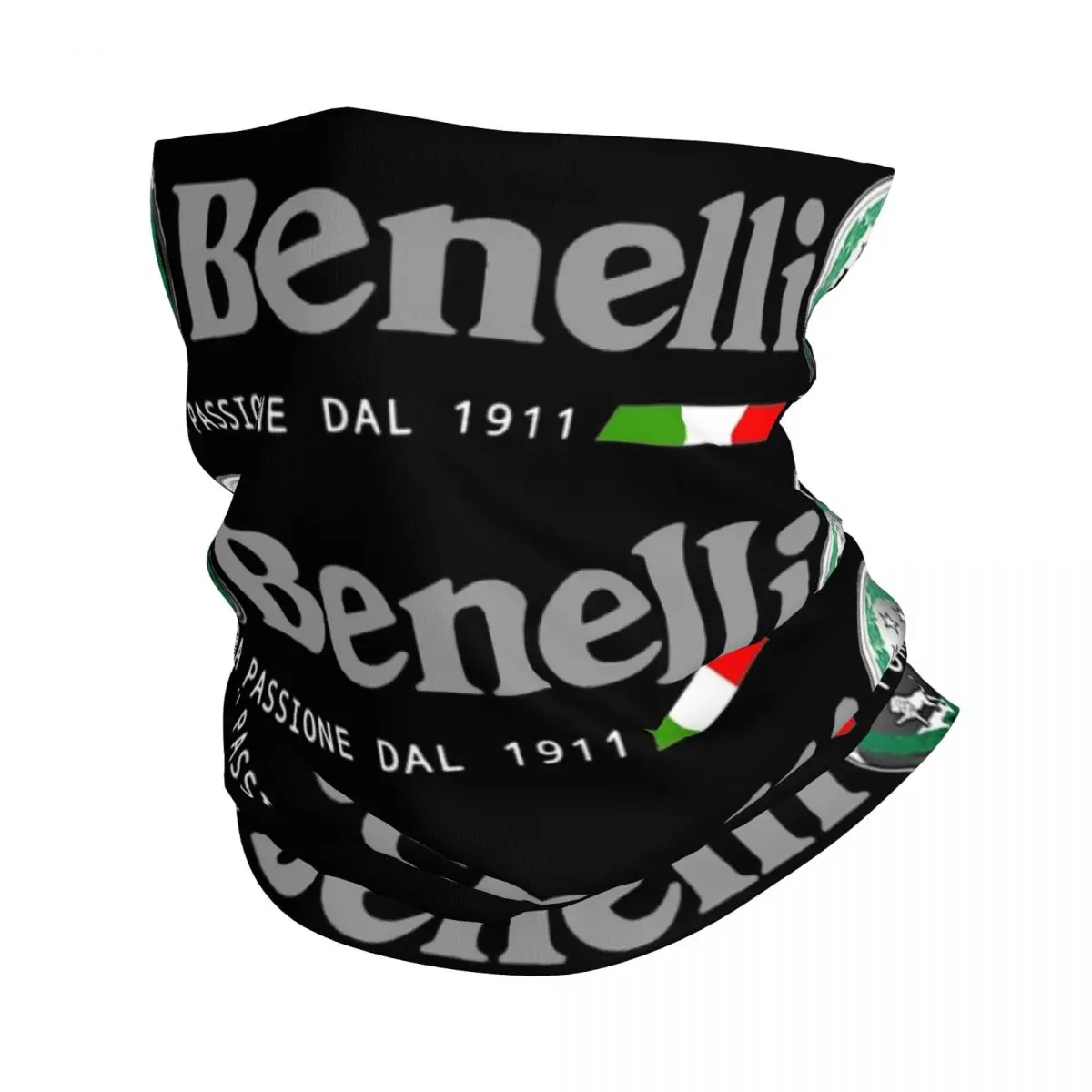 BENELLI-Cagoule de randonnée multi-usage pour hommes et femmes, masque imprimé, écharpe respirante, bandana, cou, design de moto, adulte