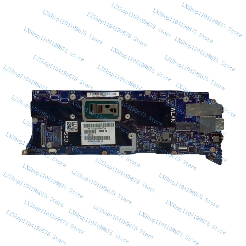 

0D4J15 для DELL XPS 13 9360, материнская плата для ноутбука LA-D841P i7-7560U, процессор 16 ГБ ОЗУ