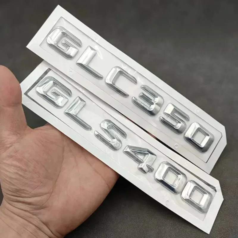 Car Trunk Letters Stickers Emblem ABS For Mercedes-Benz X247 X253 X167 W218 W219 GLB GLC GLS CLS 63 300 350 400 450 Accessories view 4