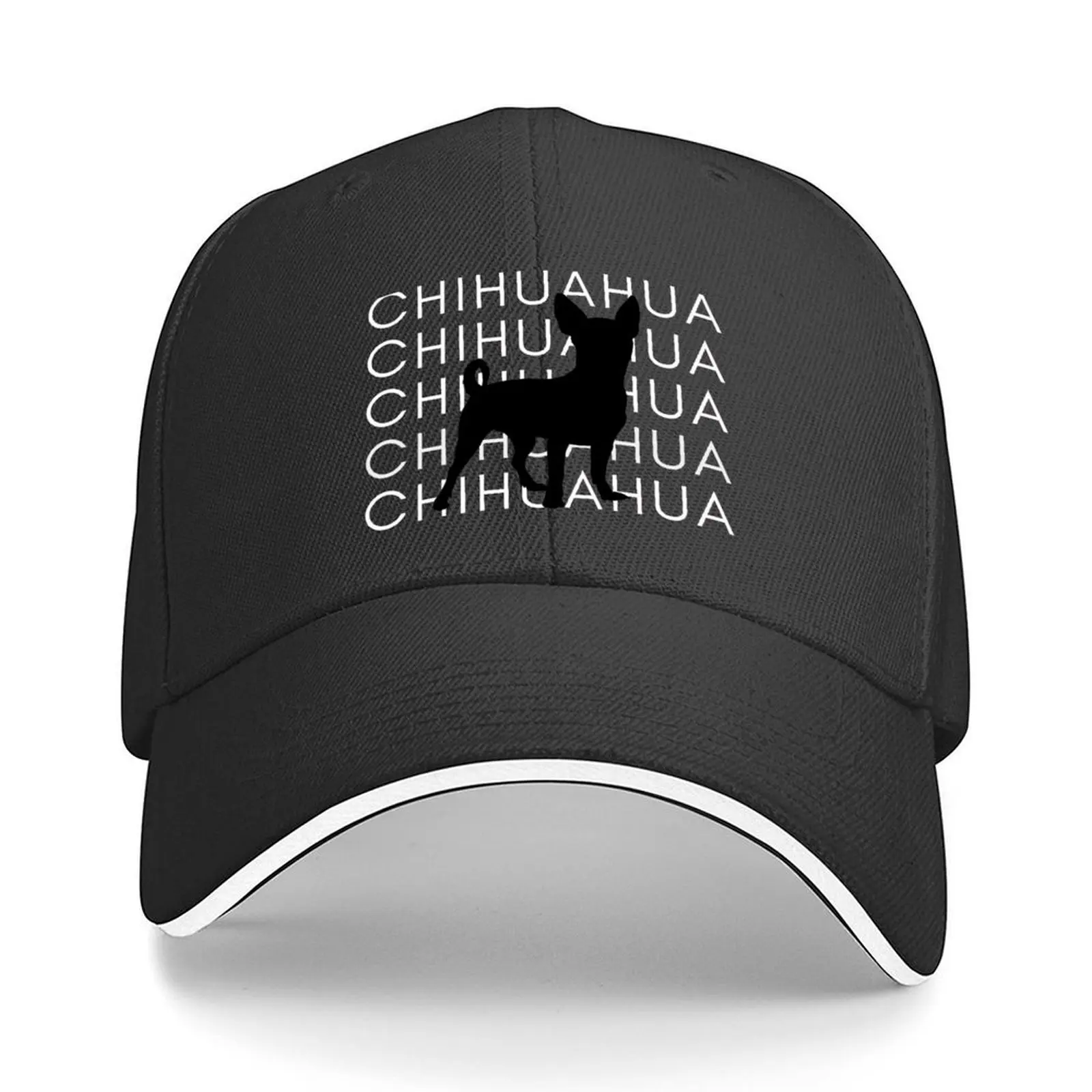 

Feisty Chihuahua: Small Dog, Big Loyalty (black / white) Baseball Cap cute New In Hat Caps Women Men's