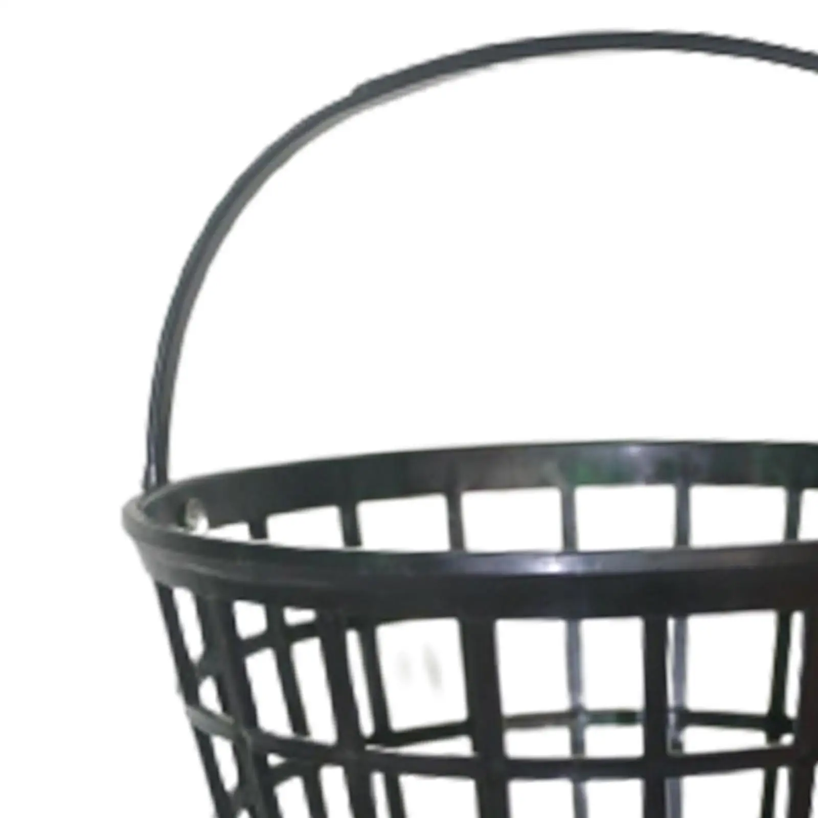 Golf Ball Basket with Handle, Portable Golf Range Bucket Storage Organizer Golfball Container for Outdoor Sports