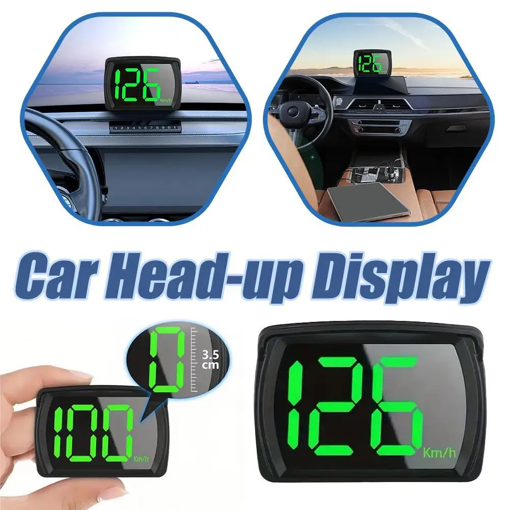  HUD Head-up Display  Dedicated Head-up Display Speedometer Accessiores Driving Computer Display Speedometer Temperature Gauge