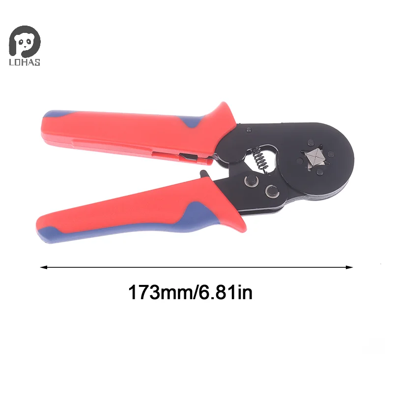 1PC End-Sleeves Ferrule Crimping Tools HSC8 6-4A Self-Adjustable AWG23-7/0.25-6mm2 Square Ratcheting Wire Crimping Plier