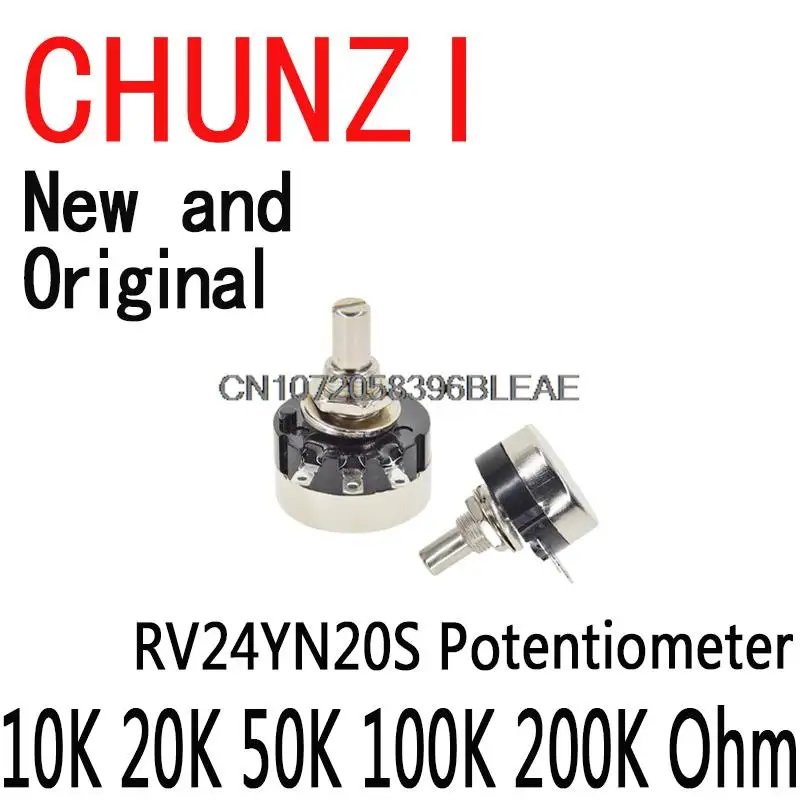 RV24YN20S Potentiometer BXV B201 B501 B102 B202 B502 B103 B203 B503 B104 B204 B254 B504 B105 500 Ohm 10K 20K 50K 100K 200K Ohm