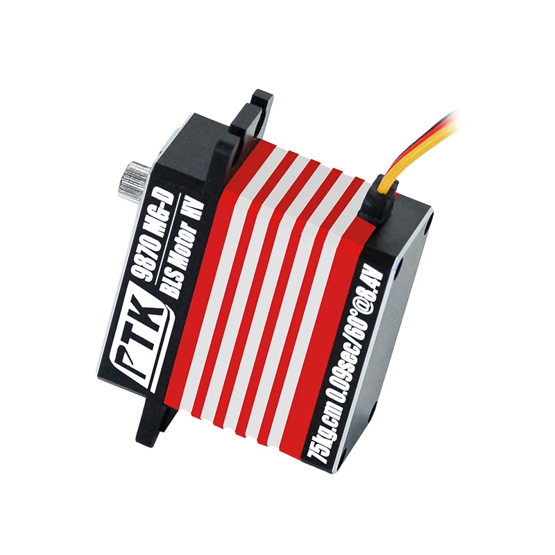 Servomotore a coppia elevata ad asse singolo PTK 9870 MG-D per servo digitale in metallo Modello di auto da arrampicata RC, robot, servo ad ala fissa