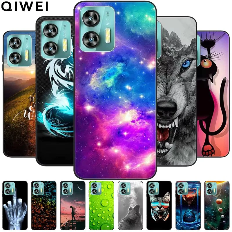 For Oukitel C35 / C36 Case Phone Cover Cool Wolf Soft Silicone Shockproof Covers for Oukitel C36 C 36 35 Protector Animals Lions