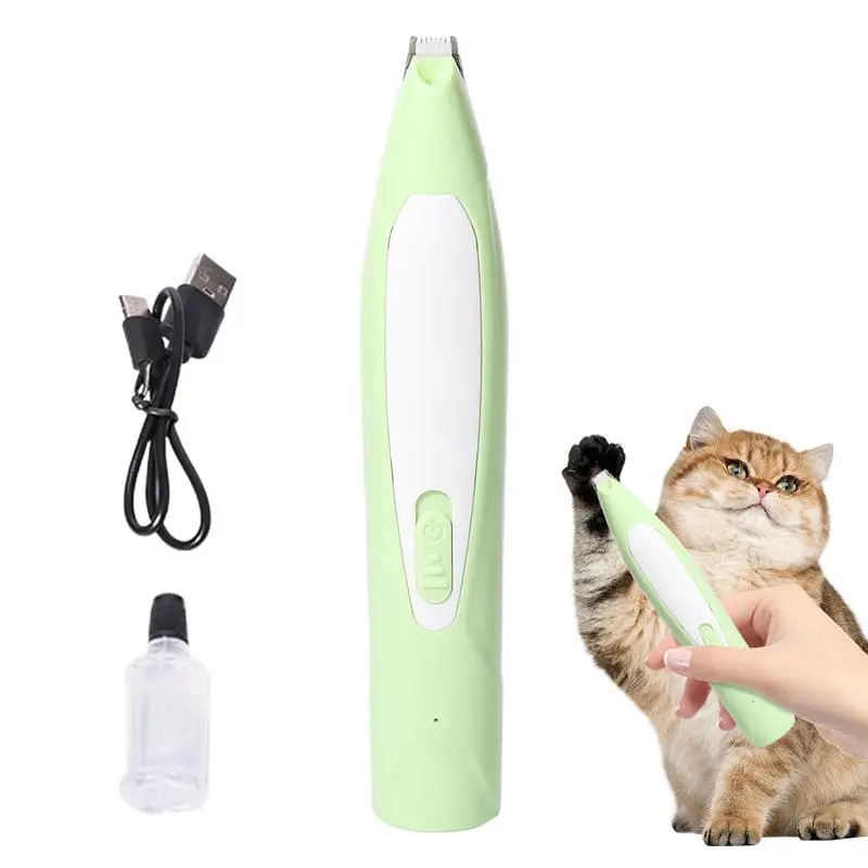 Dog Paw Hair Trimmer Noise Free Trimmer for Small Dogs Cat Dog Hair Clipper Grooming Kit Dog Paw Pad Trimmer  pet supplies