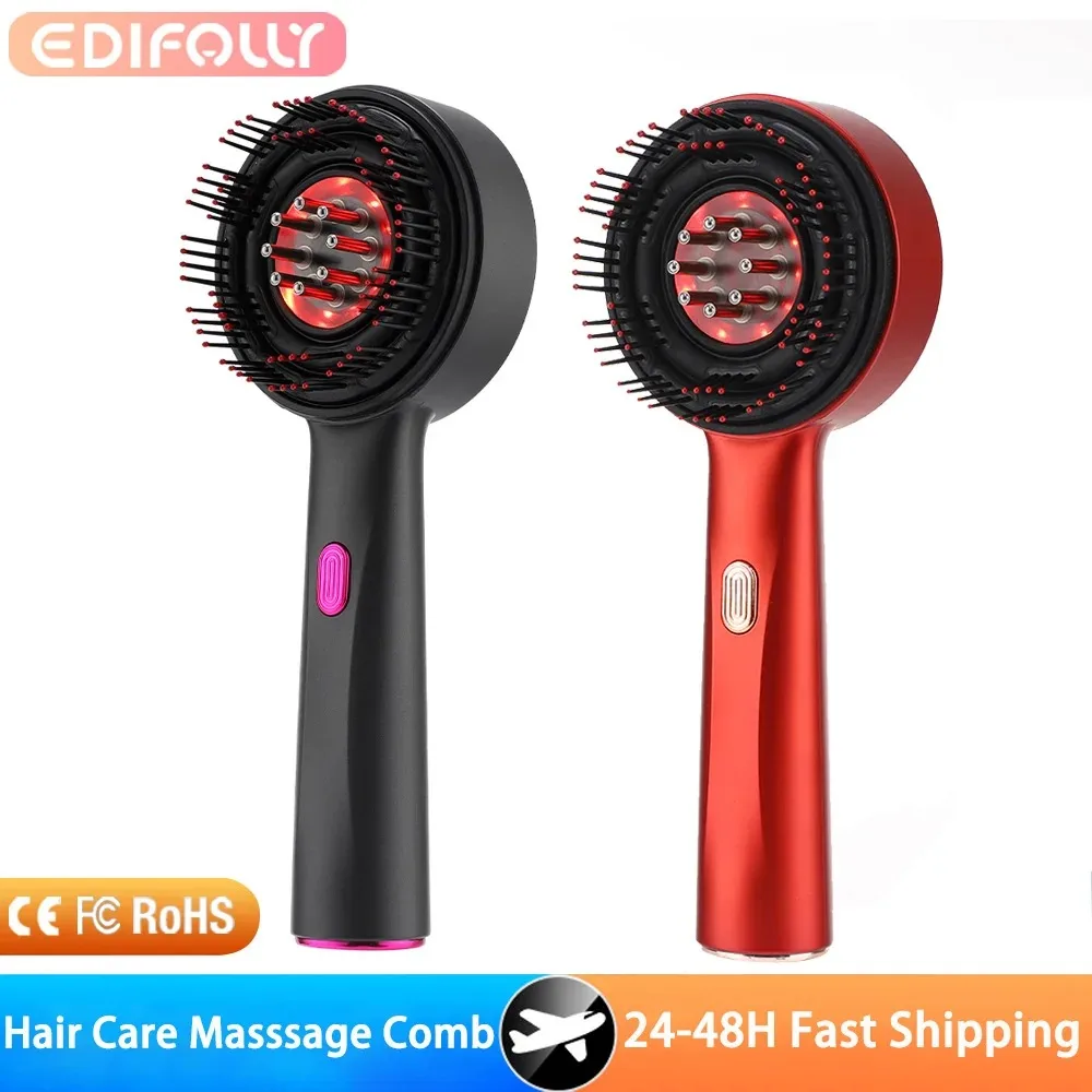 

Electric Microcurrent Massage Comb Portable Hair Follicles Comb Scalp Oil Applicator Head Massager Hair Growth Anti Loss Care