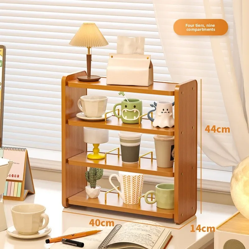 Multi-functional Household GoodsDesktop Cup Holder, Bogu Holder, Tea Room, Tea Set Placement Shelf