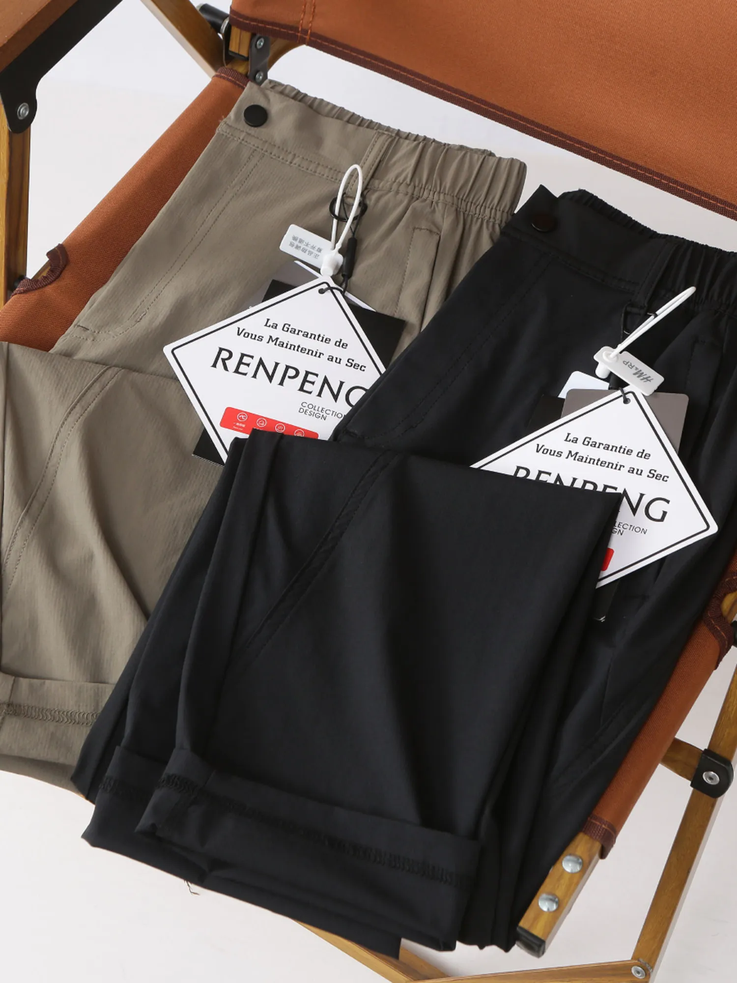 

Lightweight Outdoor Men's Casual Pants Straight Leg Qui Dry Breathable Faionable Urban Sle Spring New Pure Color