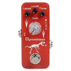 Movall MP-319 Dynostaur Distortion Pedal Effect Classical Electronic Pedal True Bypass Electric Guitar Parts & Accessories
