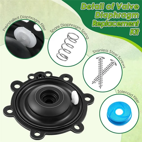 Paquete de ABKY-2 Kit de diafragma de válvula de repuesto Compatible con DRKCP/para diafragma CPF para CPF,DV DAS,ASVF