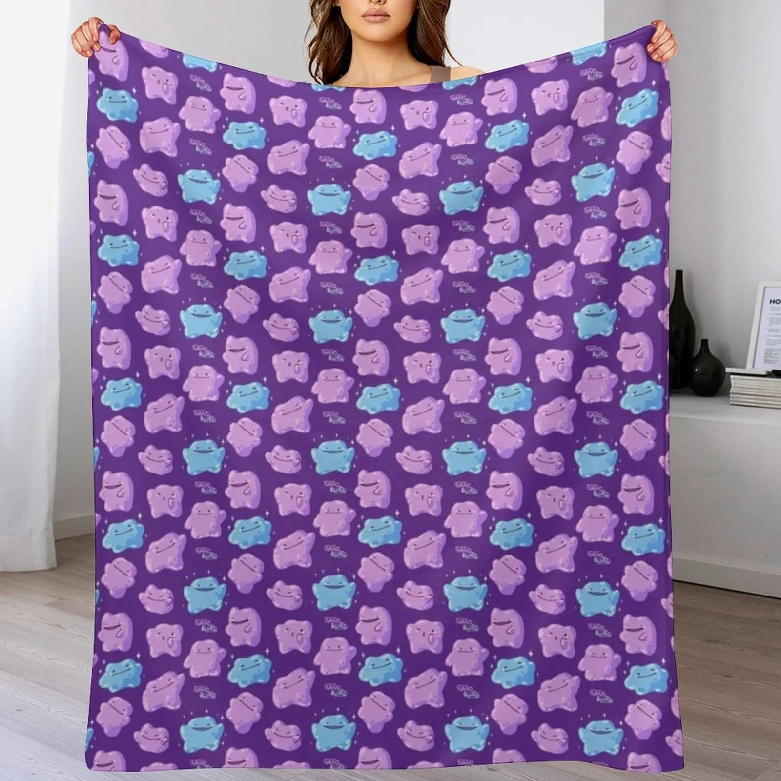 

Grape Jelly Mon Throw Blanket Beautifuls for winter Luxury Thicken Bed Fashionable Blankets