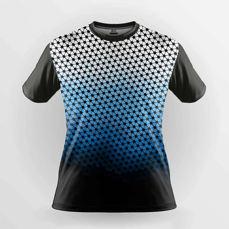 Mens quick drying T-shirt Women\'s badminton uniforms fitness running training clothes Breathable printed T-shirt Boys Sportswear