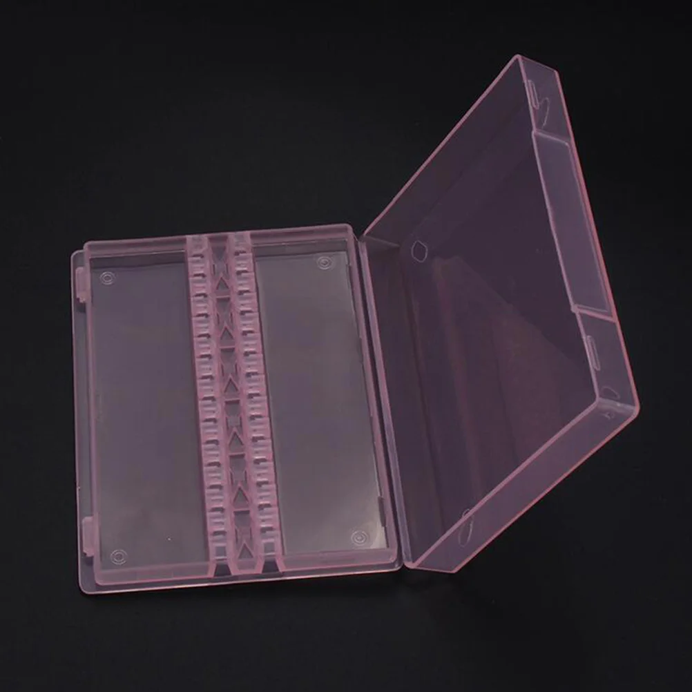 Estuche para cabezal de pulido de manicura, soporte para brocas de uñas con acabado suave, Ideal para kits de entrenamiento de uñas y accesorios de salón, 4 Uds.