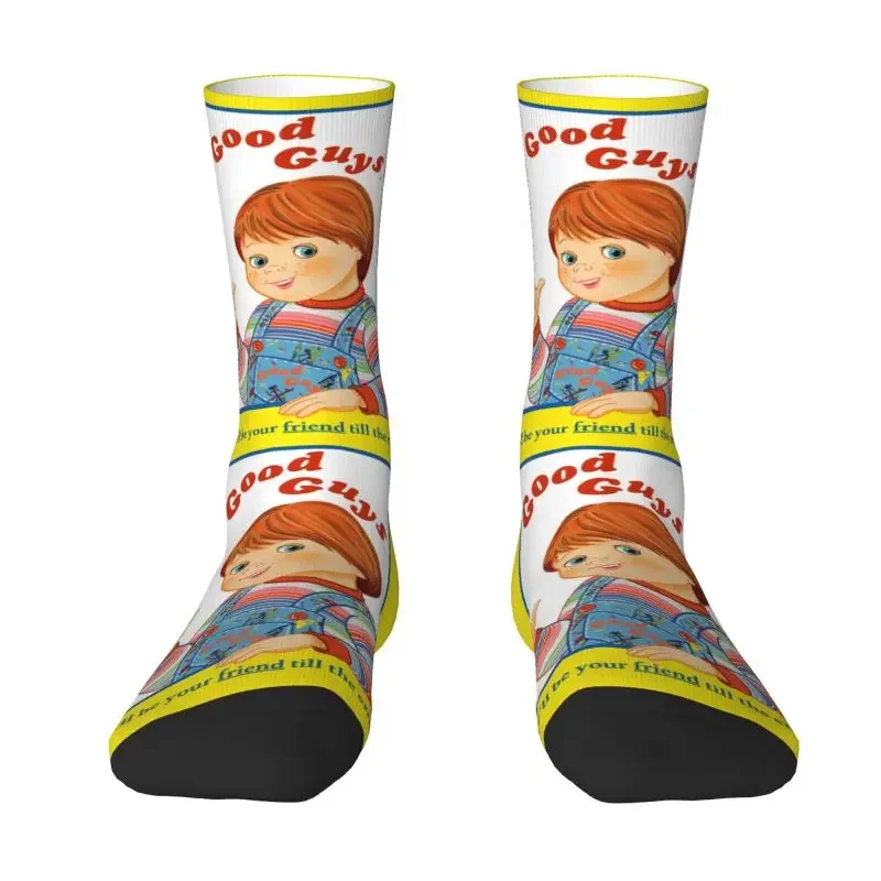 

Child's Play Good Guys Chucky Mens Crew Socks Unisex Novelty 3D Print Dress Socks