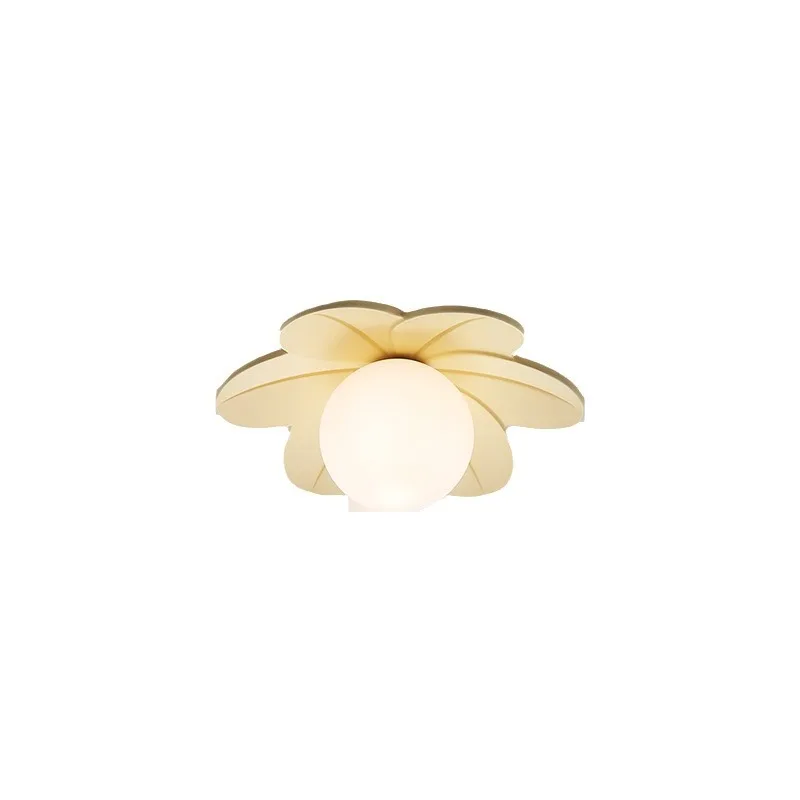 

Nordic cream wind corridor aisle entrance ceiling light, modern flower balcony cloakroom window light