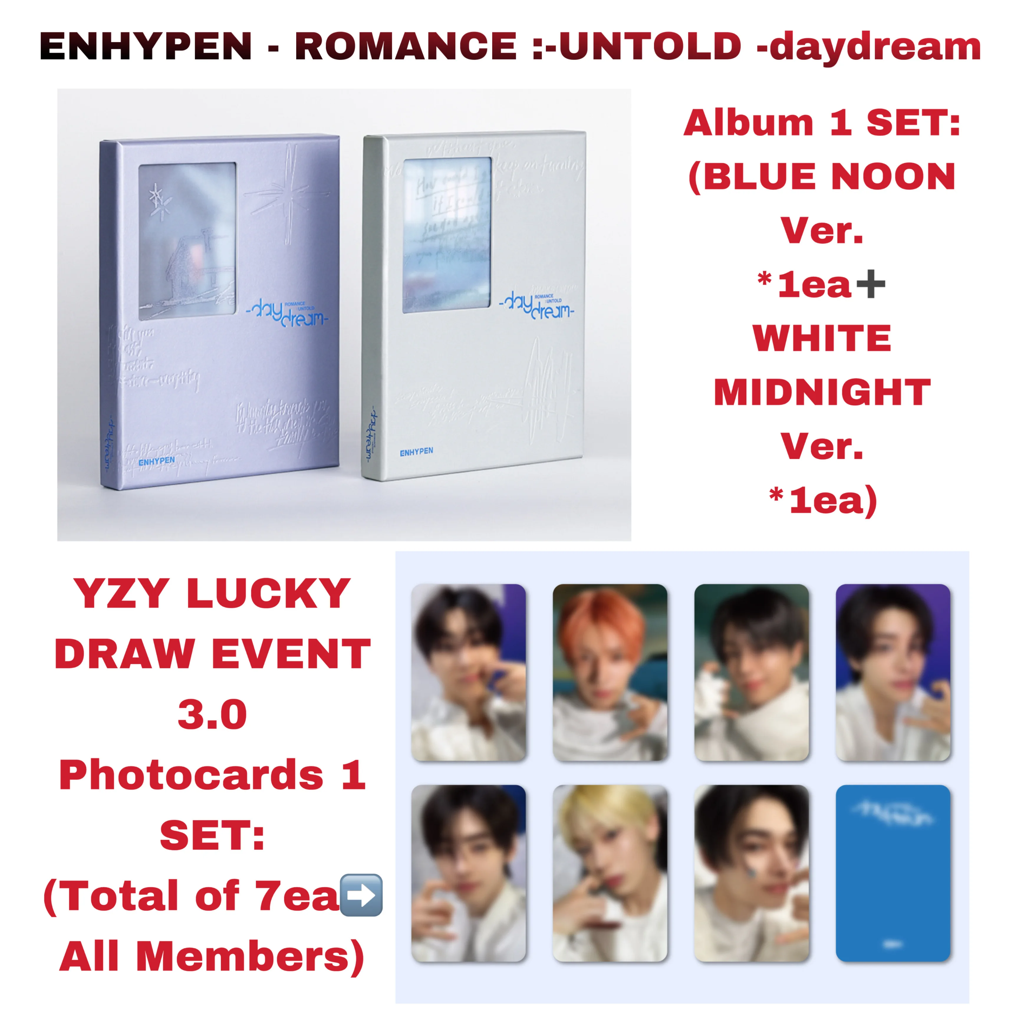 

[Yzy Event] Enhypen - Romance : Untold - Daydream