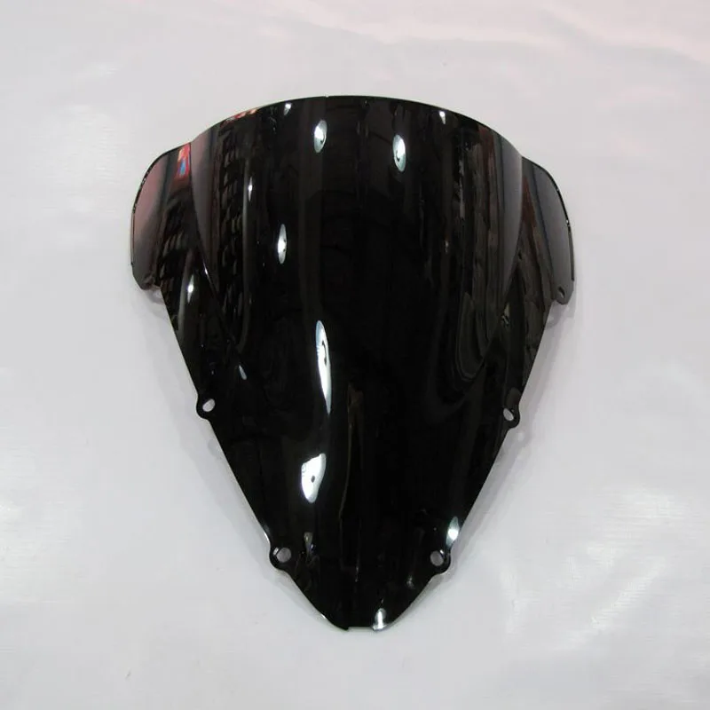 

For 2001-2007 CBR600 F4i cbr 600 f4i 2002 2003 2004 2005 2006 Motorcycle Windshield Black Screen Double bubble