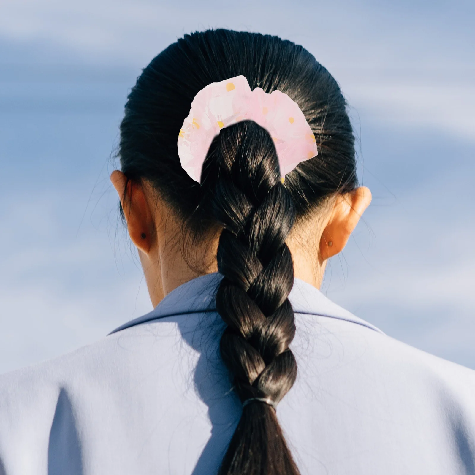 

7 шт. разноцветные кольца для волос с яркими цветами, эластичные держатели для хвоста, веревка для волос для девочек, модные аксессуары, повседневная одежда