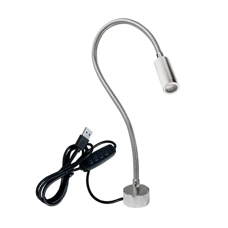 a84x-3w-磁気作業灯-led-マシンライト-フレキシブルグースネックと磁気ベース付き-旋盤用ショップツールランプ-a