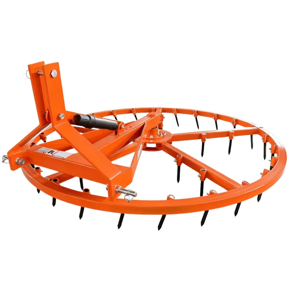 Horse Arena Spin Harrow Rotary Harrow with Tine for Sale Price 3 Point 72