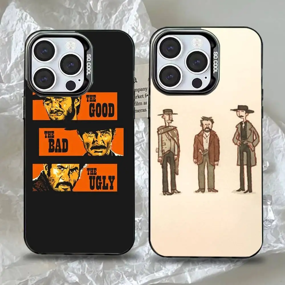 

The Good the Bad and the Ugly Phone Case For iPhone 16,15,14,13,12,11,Pro,Max,Plus,Mini,XS,SE Anti Fall Black Matte Hard Bumper