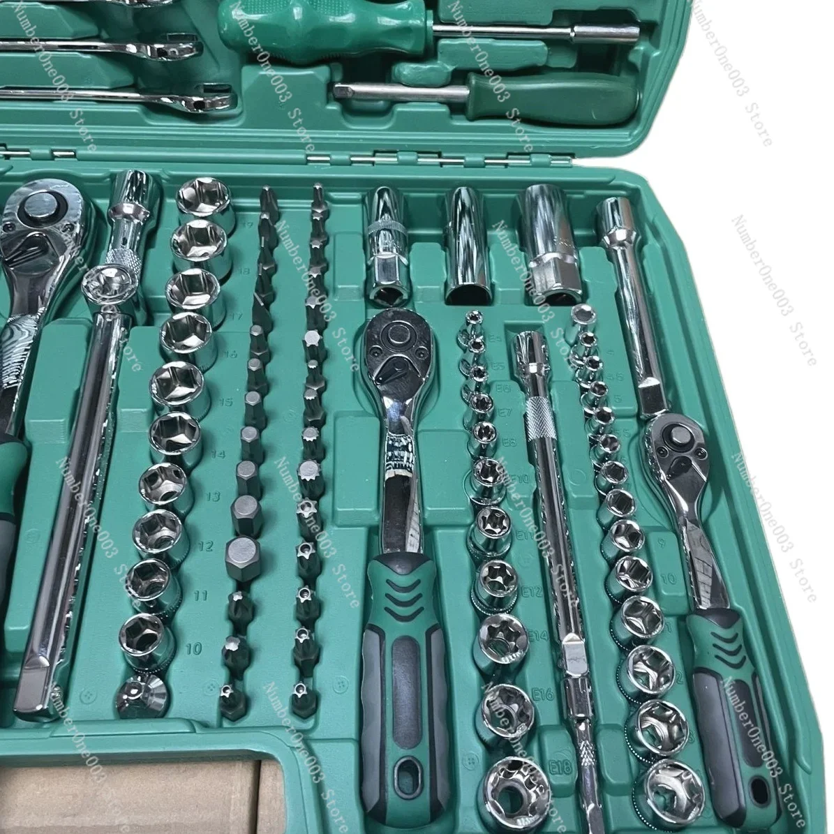 Multi-Functional Socket Wrench Set, Car Repair Suit, Combination Casing Ratchet, 216 Pieces