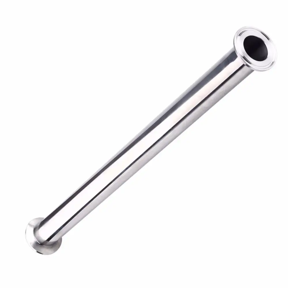 Clamp Φ102Φ108mm OD 119mm L=300mm Sanitary SS304 Straight Pipe,Clamp Connection Pipe,Chuck Straight Through Circular Tube
