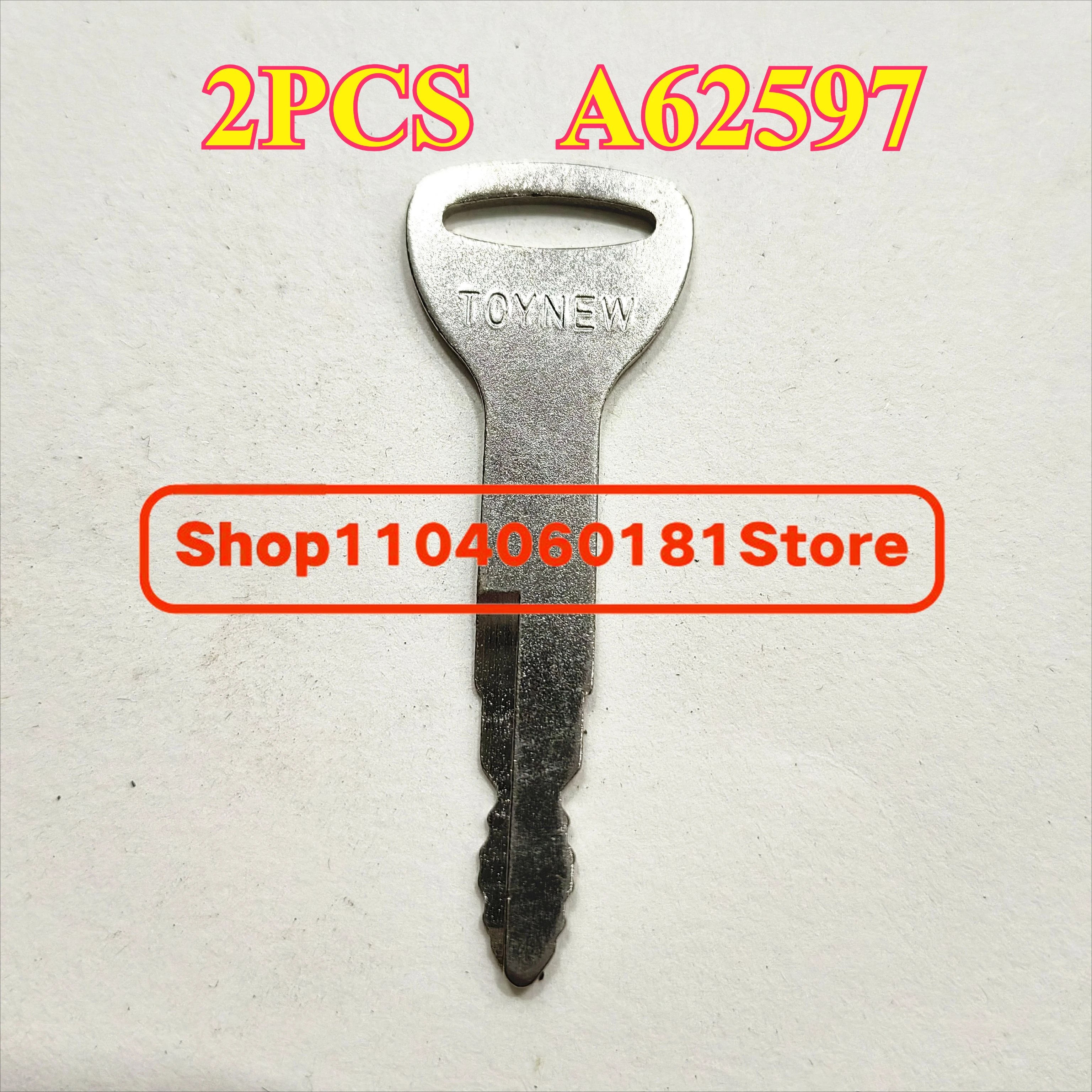 

2 шт. ключ Toynew A62597 ключ зажигания 57591-23330-71 для вилочного погрузчика Toyota новая модель