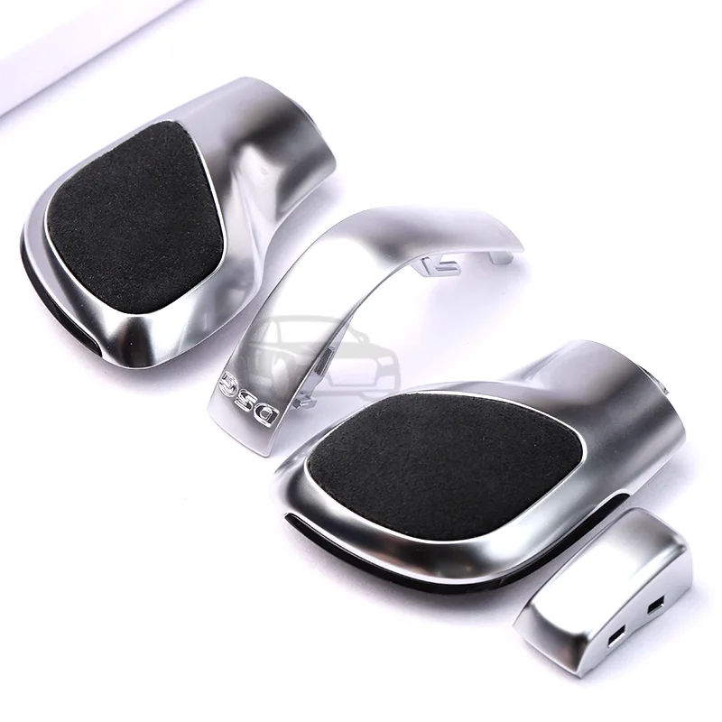 

DSG chrome plated for Alcantara gear lever with suede shift knob, suitable for Volkswagen Golf 6 7 R GTI Passat B7B8 CC R20 Jett