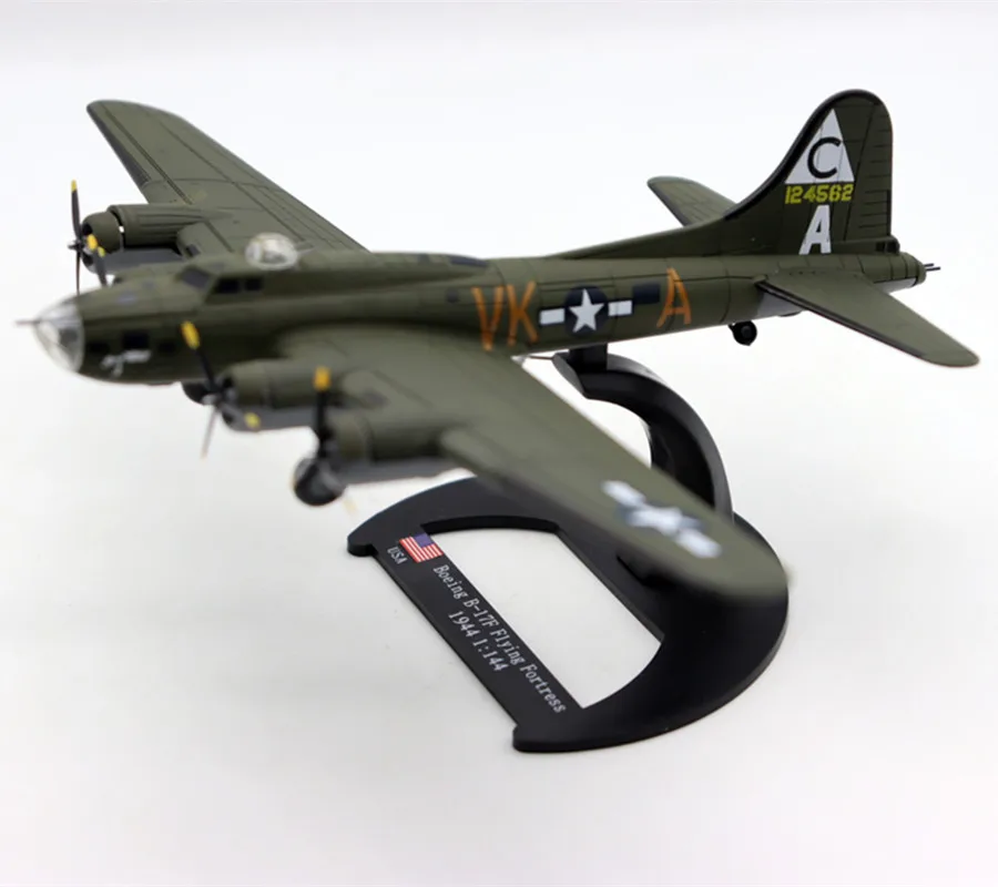 NEW 1/144 Airplane Boeing B-17F Flying Fortress 1944 USA Heavy Bomber Fighter Model Collection Gifts in Stock