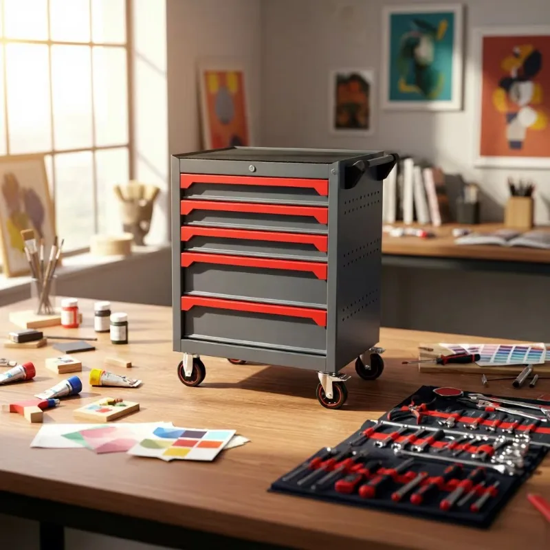 Hot Sales Tool Multi-Drawer With Tools Customizable Heavy Duty Steel Toolbox Removable Workshop Tool Cabinet Chest