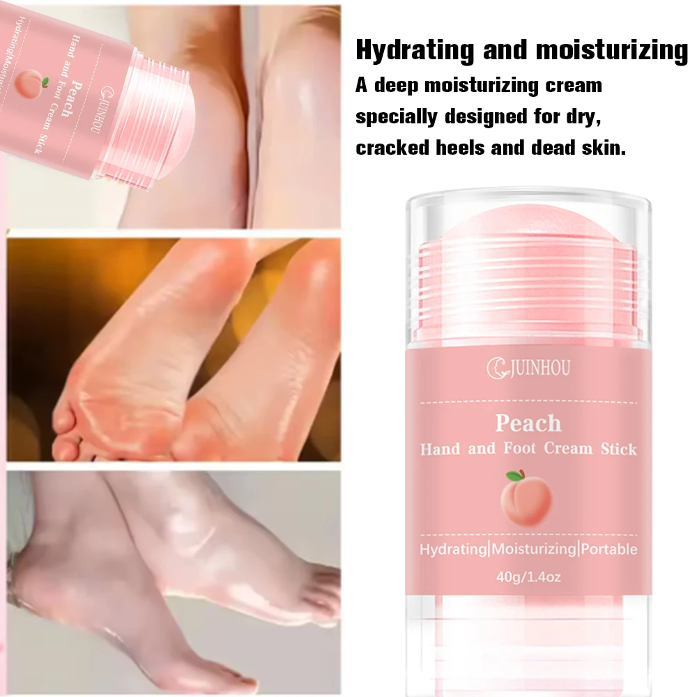 JUINHOU Peach Anti-chapped Foot Cream Is Suitable for Dry Cracked Feet It Moisturizes Dry Feet and Heels and Prevents Cracking view 5