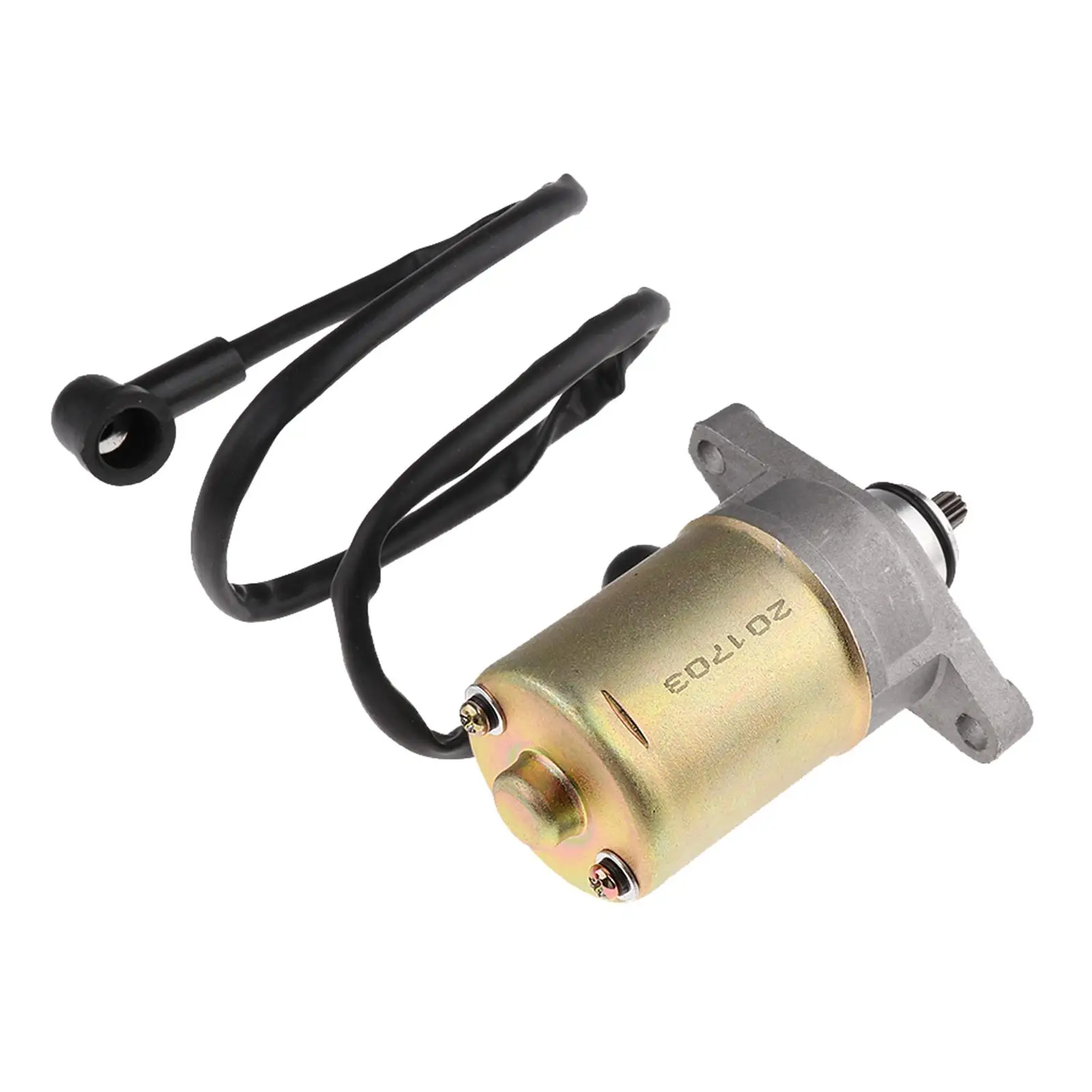 Motorcycle Starter Motor 12V DC Metal 10 Tooth Electric Scooter Part for GY6 139QMB 47cc 50cc 72cc
